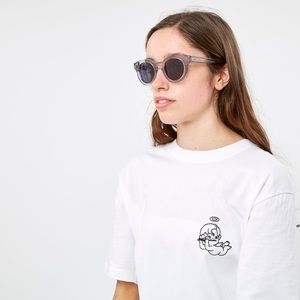 Sun Buddies Edie Sunglasses in Clear Water